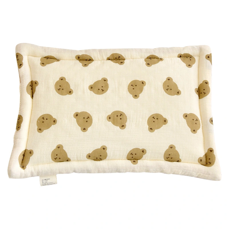 Newborn Cotton Gauze Beanie Pillow