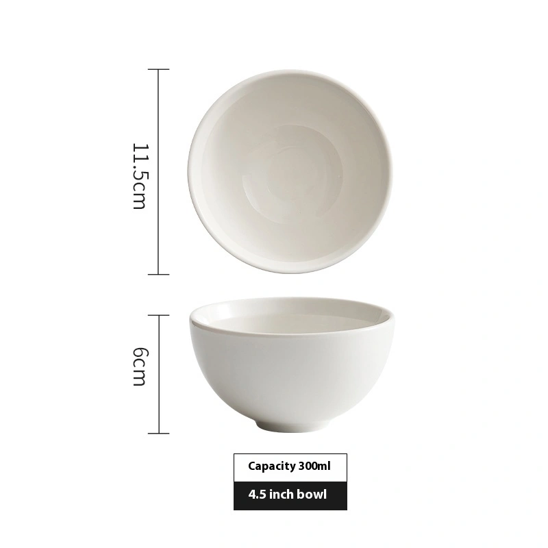 Simple Underglaze Solid Color Ceramic Tableware