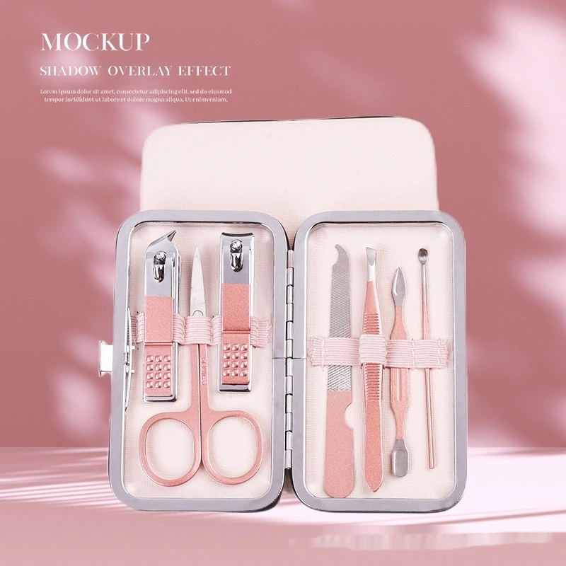 Stainless Steel Nail Scissor Set 18-piece Manicure Implement Clippers