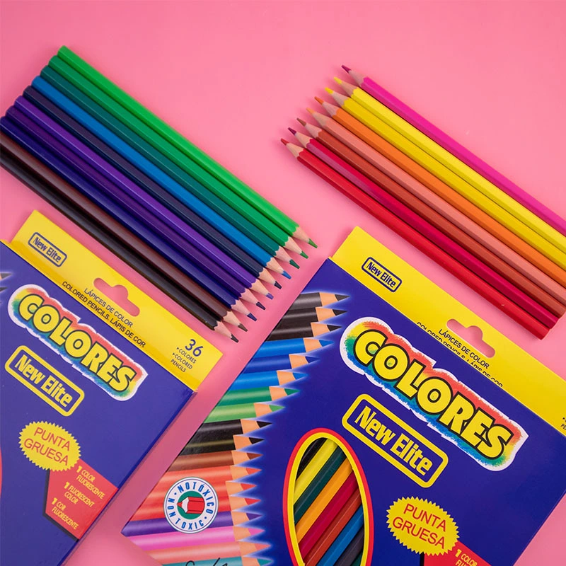 Boxed Children Graffiti Painting Brush Student Plastic Color Lead