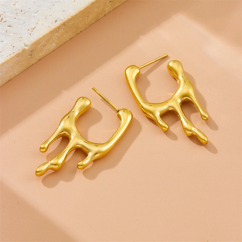 Fashion Lava Type Special-interest Design Female Earrings
