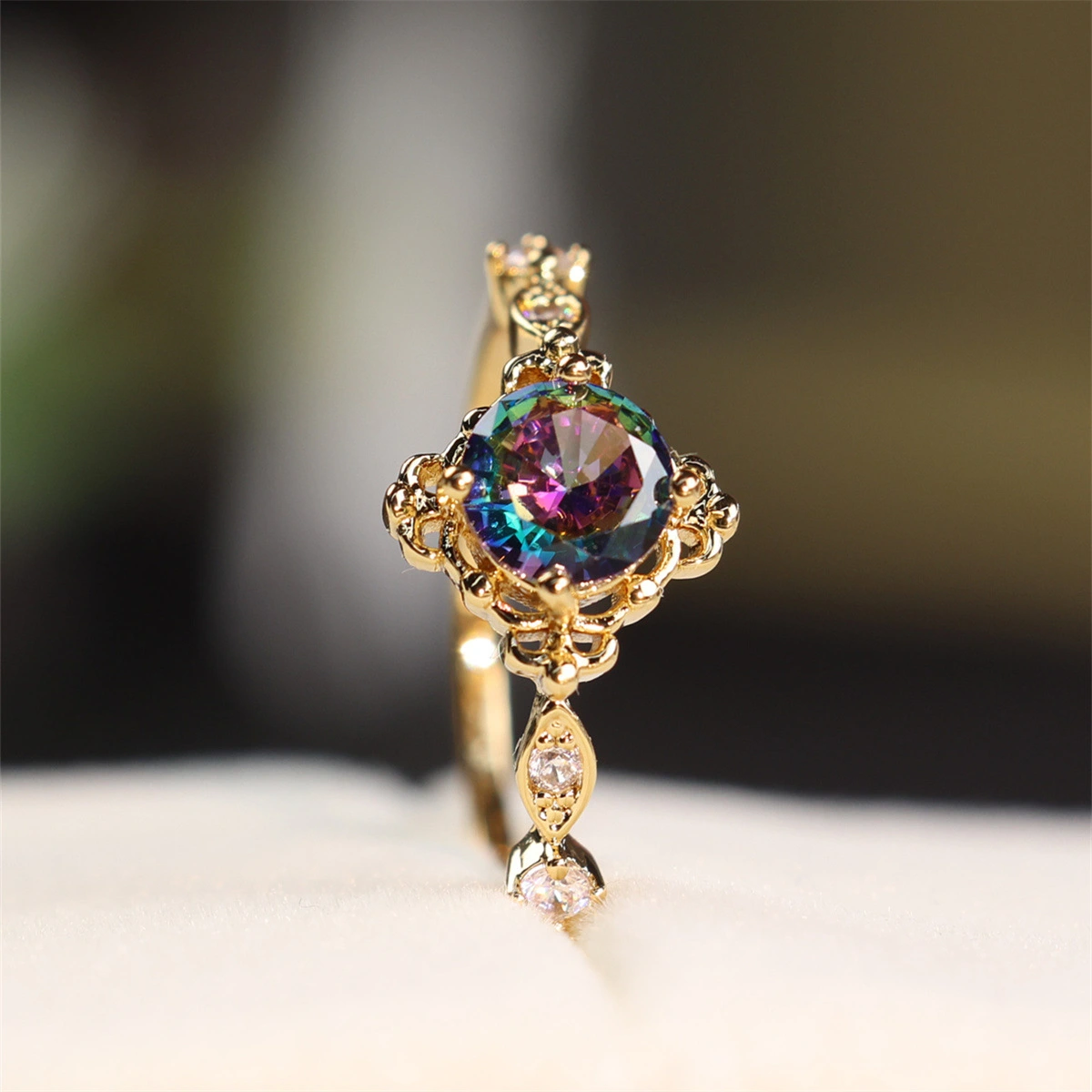 Women's Fashion Lace Simple Personality Ring