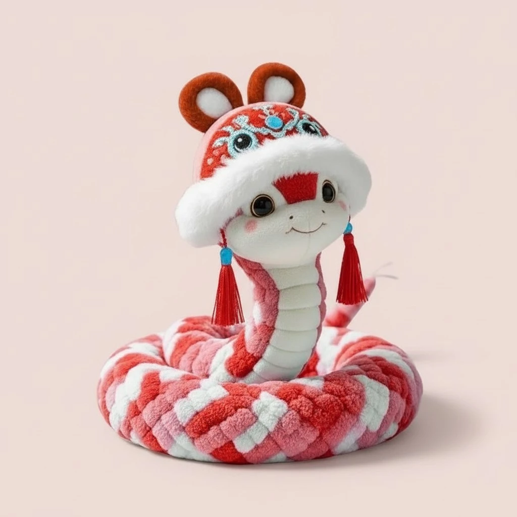 Year Of Snake Super Cute Elegant Toy Plush Good-looking Gift