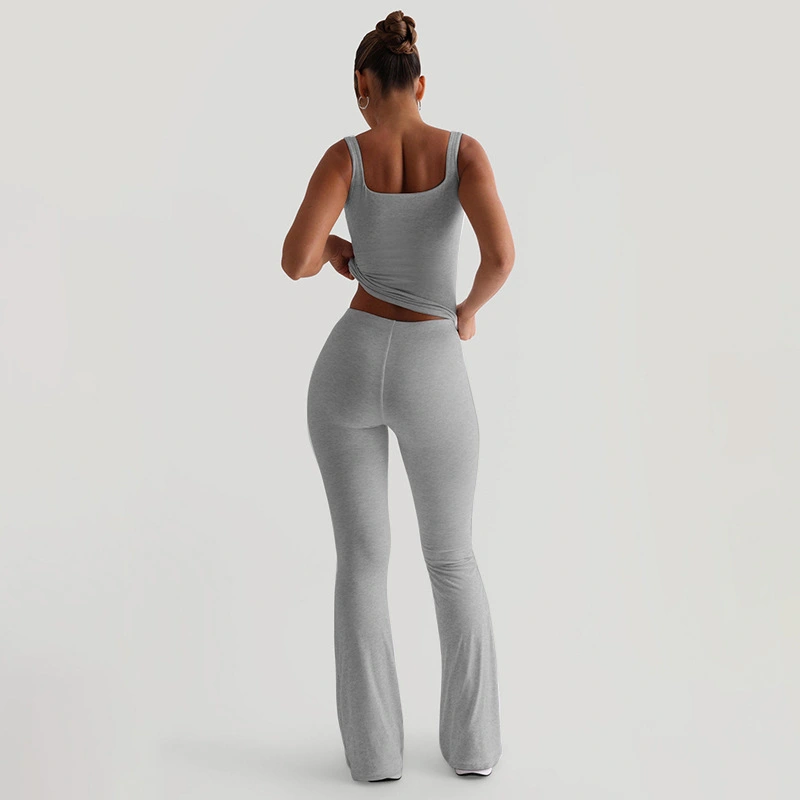 New Autumn Women's Fashion Fitted Boot-cut Casual Trousers