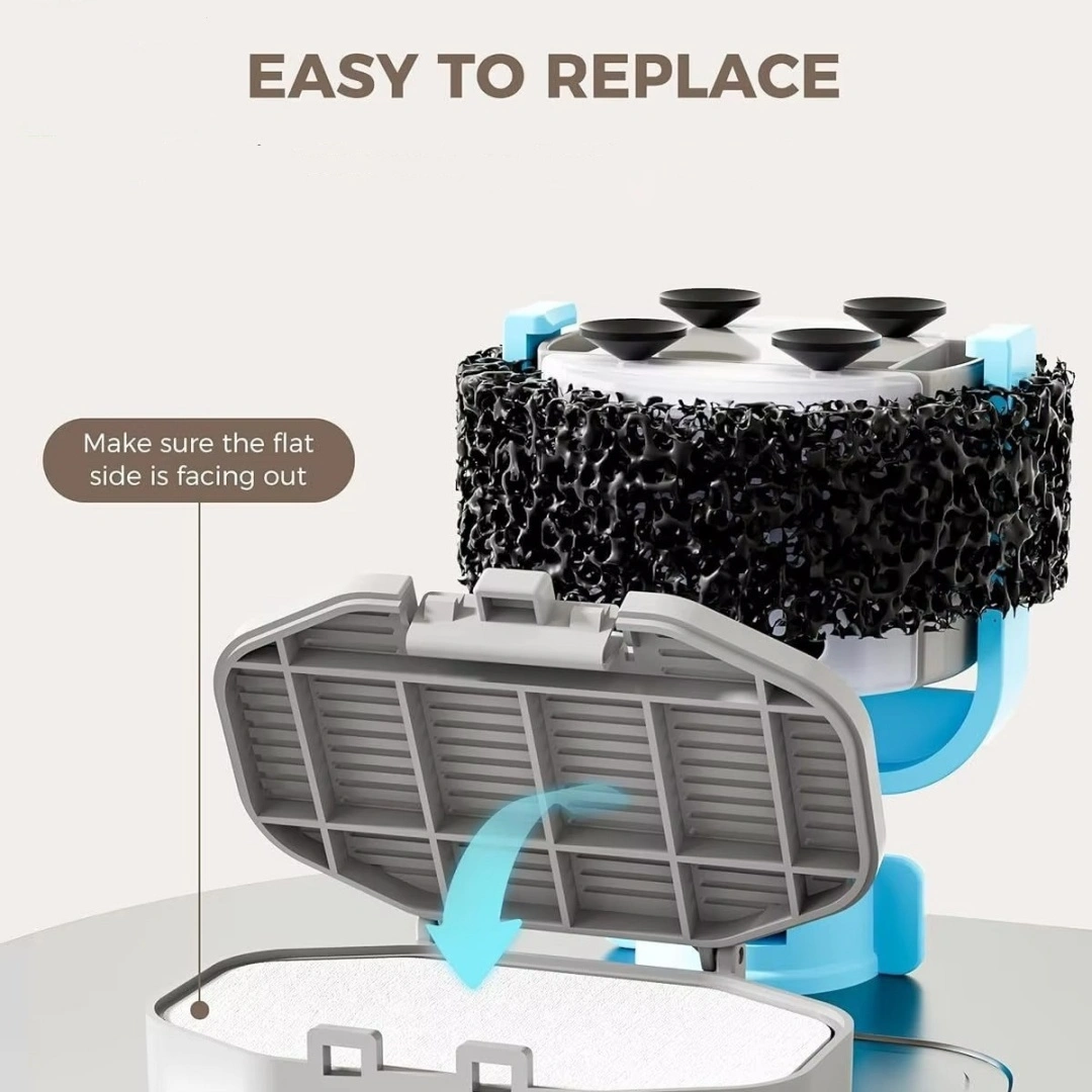 Stainless Steel Pet Water Dispenser Filter Element Activated Carbon Cotton Filter