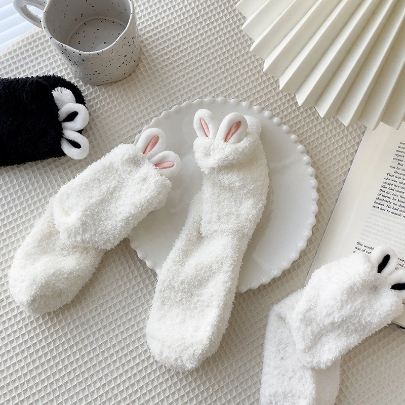 Coral Fleece Winter Home Warm-keeping Socks