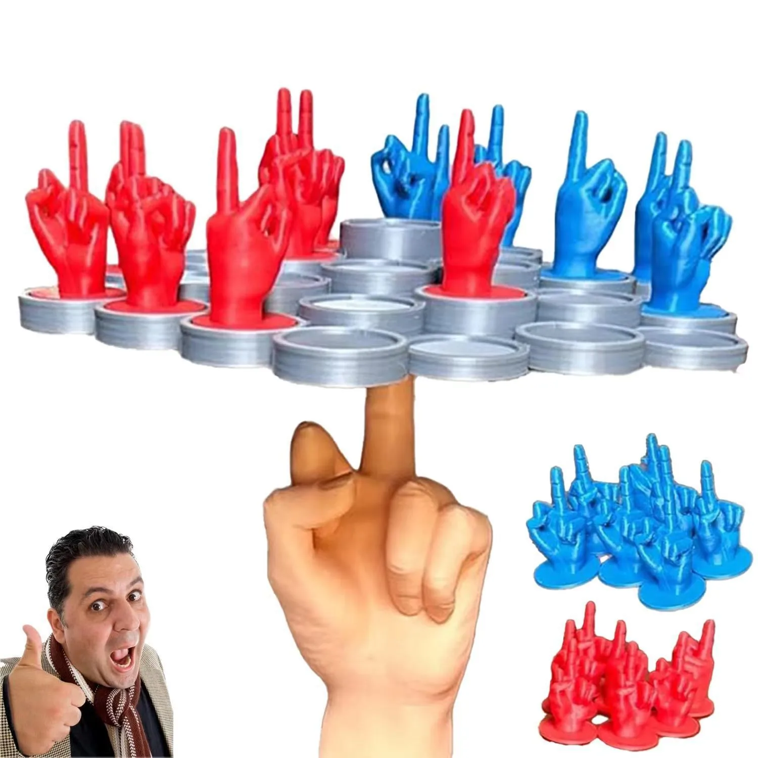 Middle Finger Balance Game