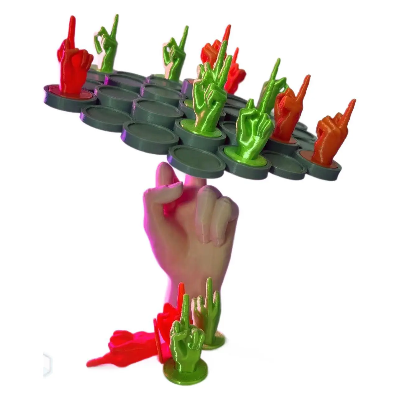 Middle Finger Balance Game