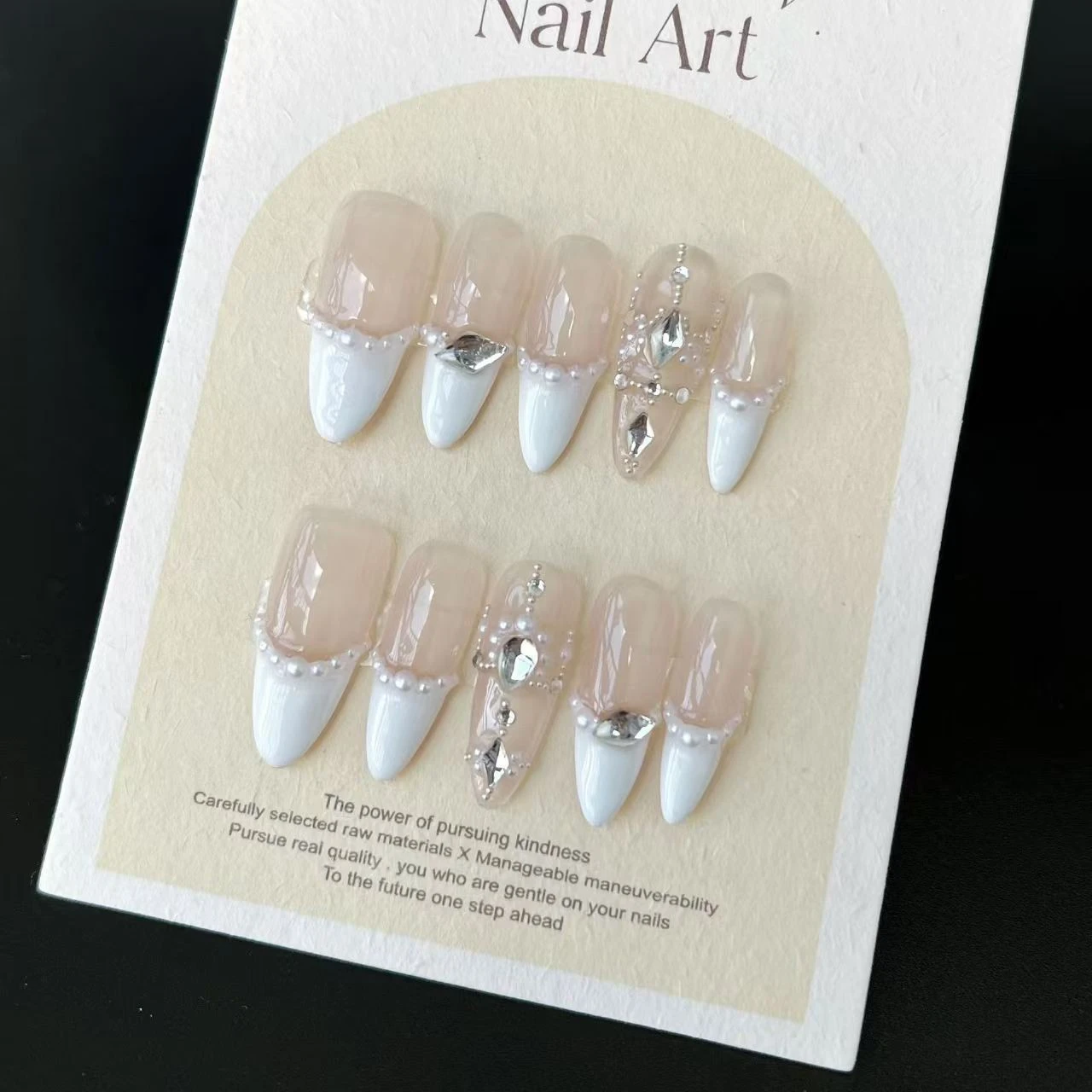 Handmade Wear Nail Barlow Pearl Detachable