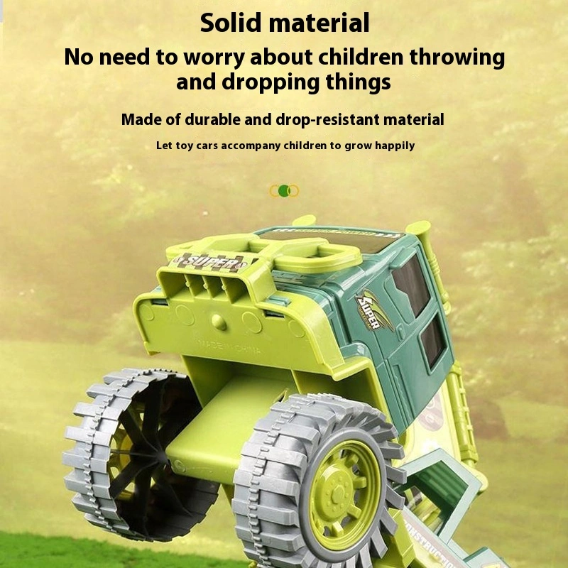 Children's Educational Large Simulation Engineering Vehicle Excavator Stirring
