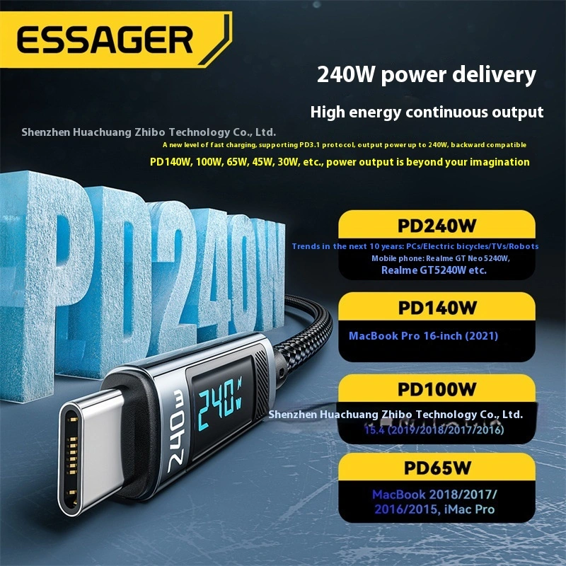 Applicable To Super Fast Tablet Charging Cable C240WESSAGERC Notebook Data Cable