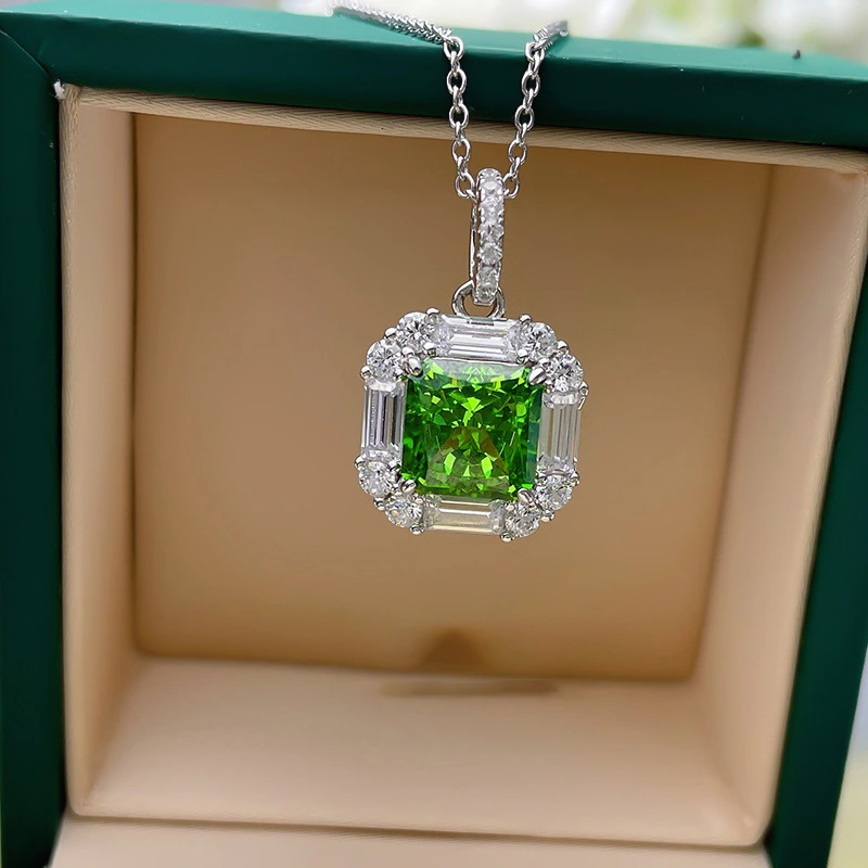 French Court Square Necklace For Women