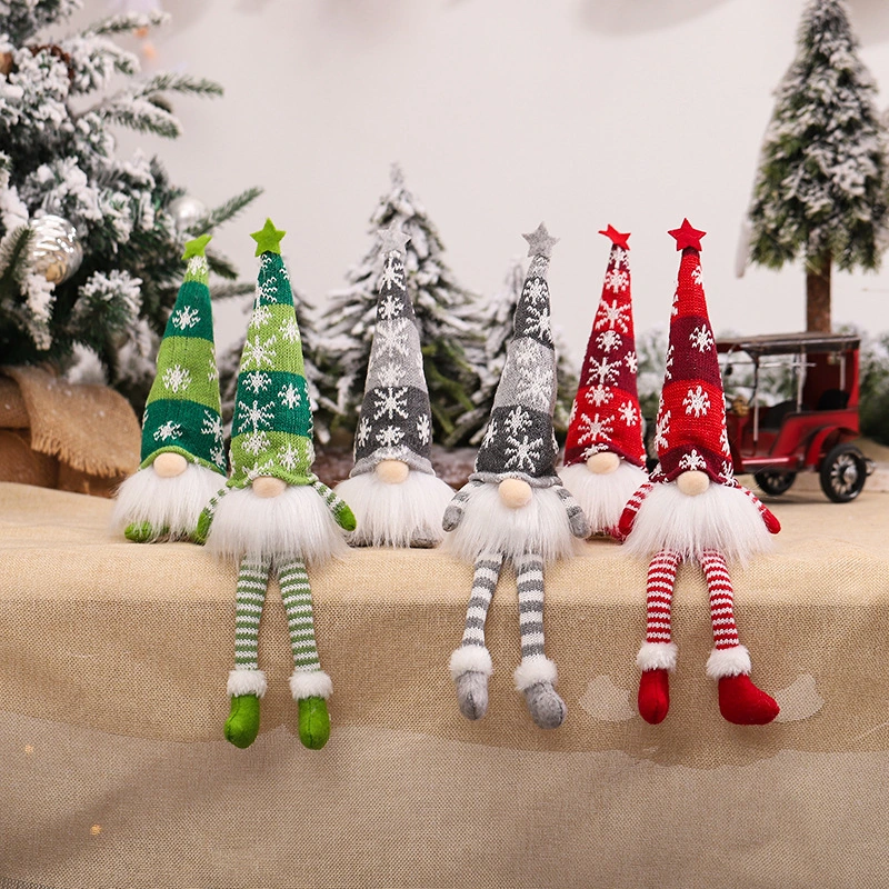 Dress Up Props Luminous Sitting Knitted Doll With Light