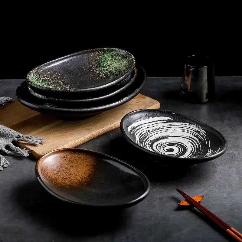 Creative Household Fish Dish Ceramic Large Plate
