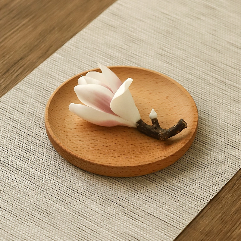 Magnolia Incense Stick Handmade Ceramic Pinch Flower