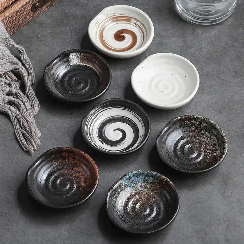 Ceramic Condiment Saucer Household Snack Dish