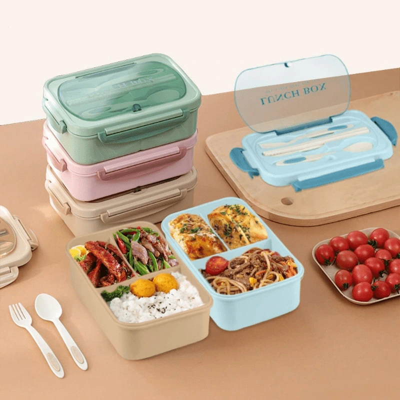 Compartment Insulation Lunch Box Microwaveable