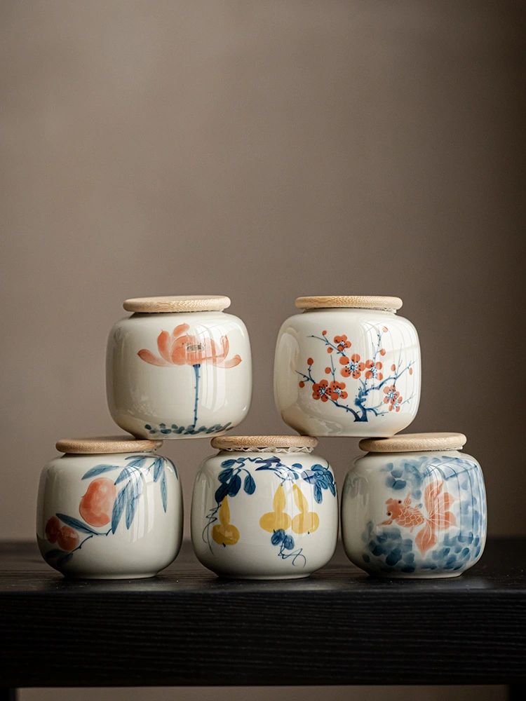 Stylish And Portable Household Tea Jar