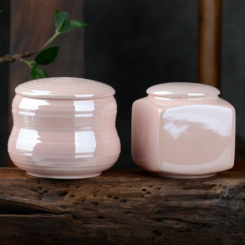 Pearl Powder Porcelain Tea Sealed Cans