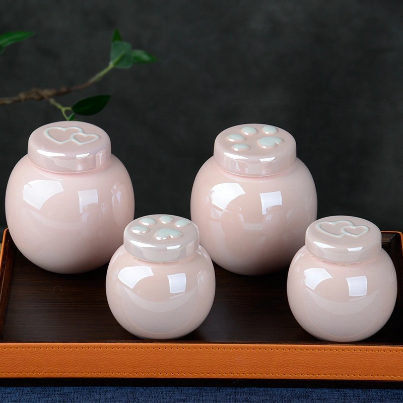 Pearl Powder Porcelain Tea Sealed Cans