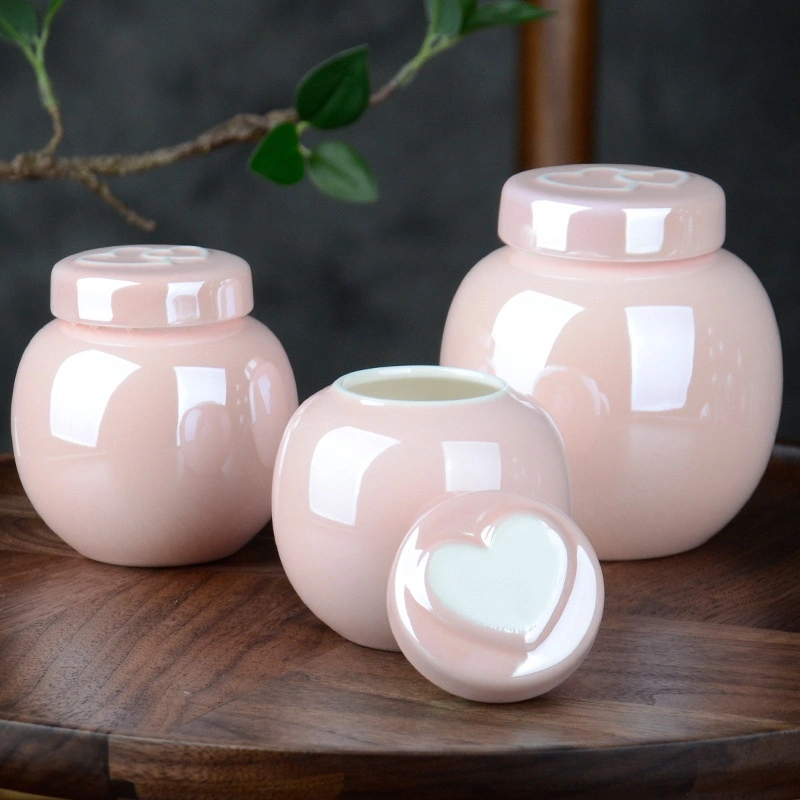 Pearl Powder Porcelain Tea Sealed Cans