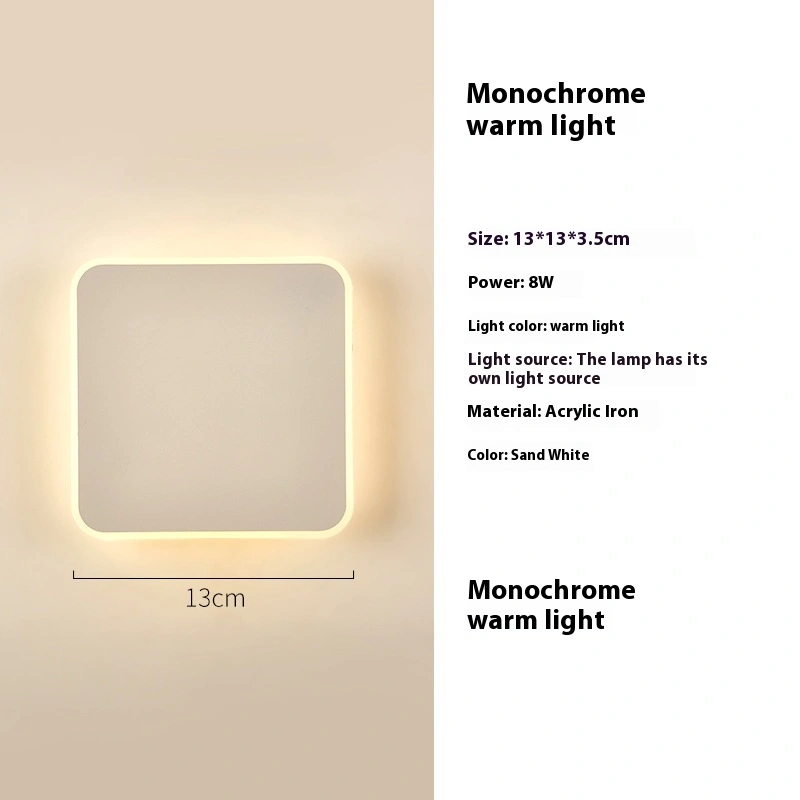 Modern LED Wall Lamp Bedroom Bedside Lamp