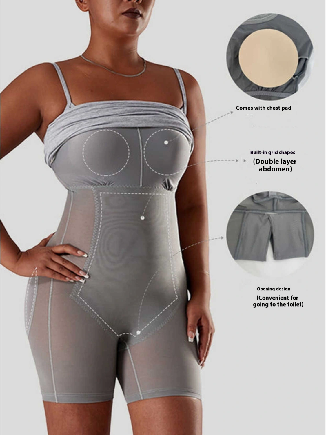 Two-in-one Body Shaping Dress Modal Sling Body Shaping Clothes