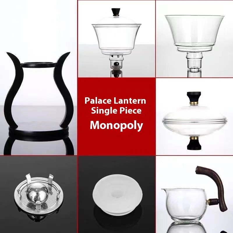 Magnetic Glass Automatic Tea Set Accessory Cover