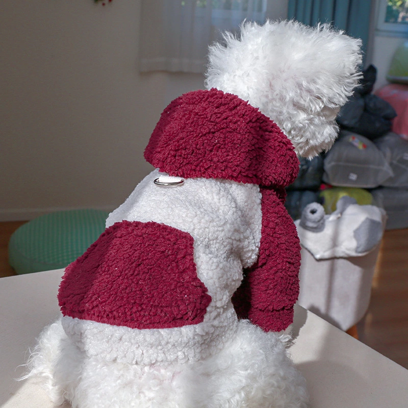 Lamb Fleece Traction Sweater Puppy Thermal Autumn Clothing