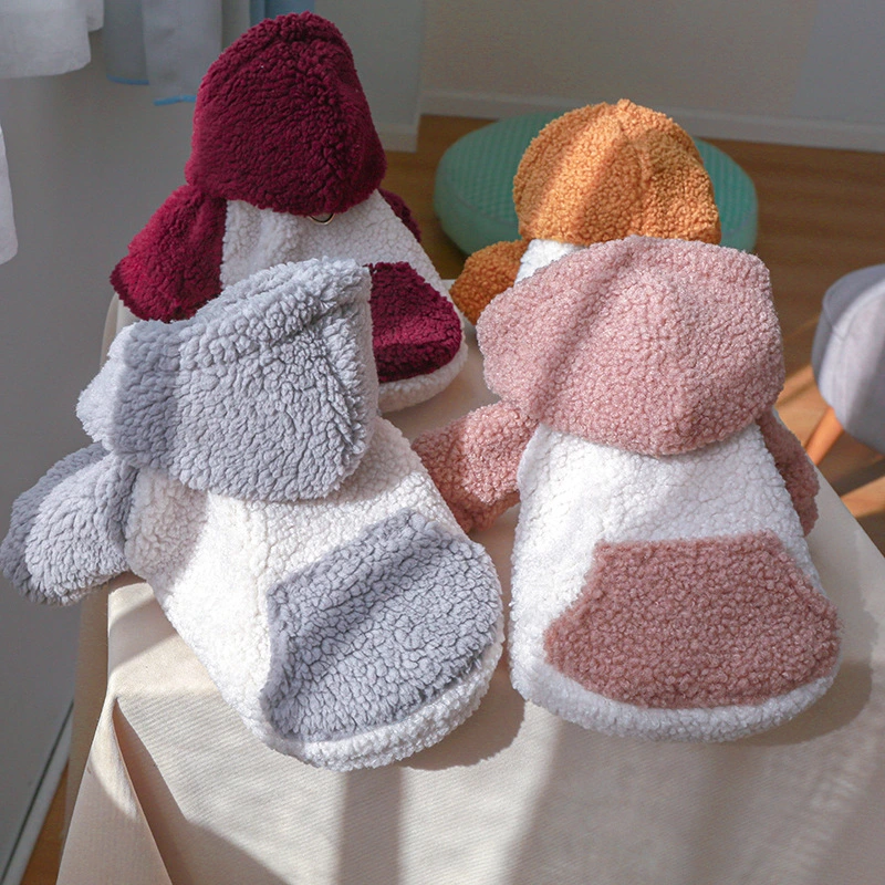 Lamb Fleece Traction Sweater Puppy Thermal Autumn Clothing