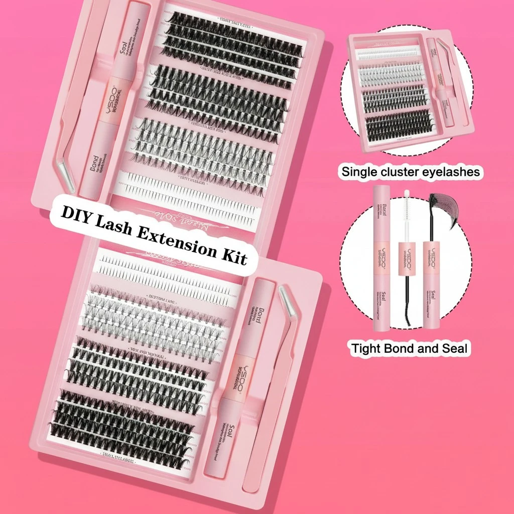 DIY Single False Eyelashes MIX Thick Natural Eyelash