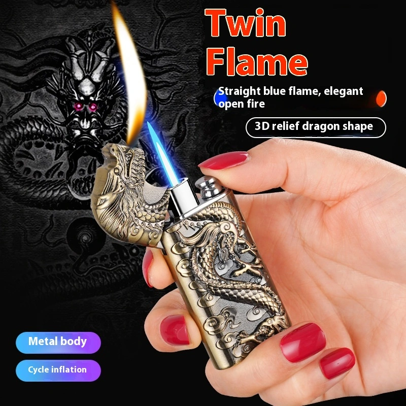 Fashion Three-dimensional Relief Dragon Lighter