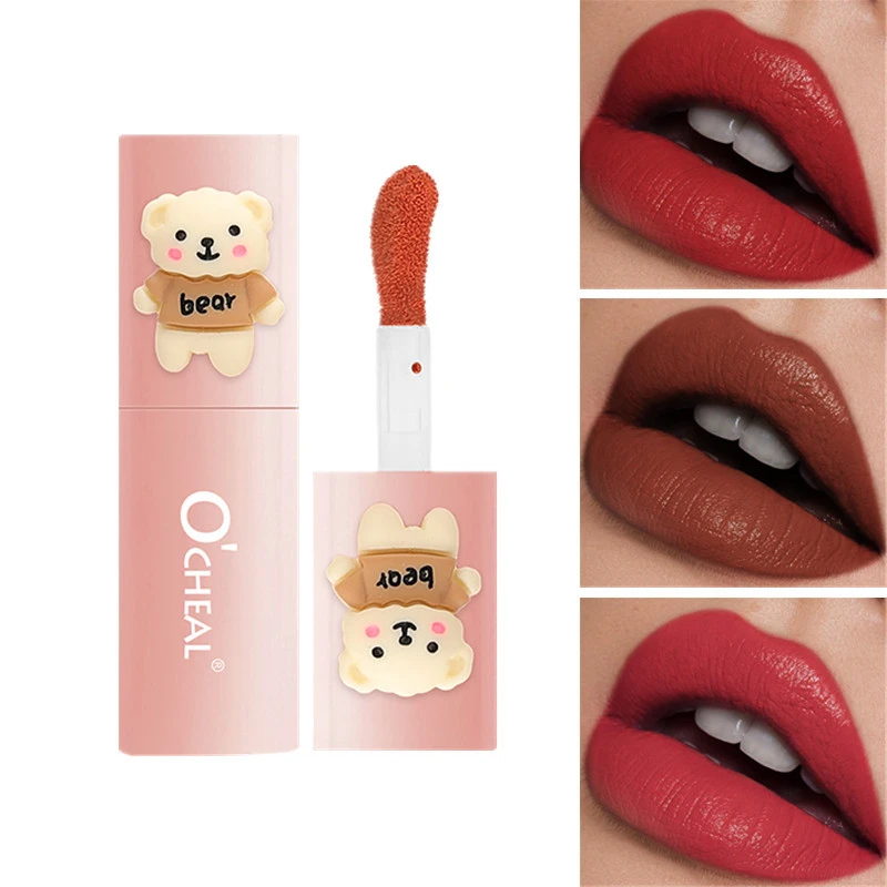 Matte Finish Velvet Lip Lacquer Easy To Color