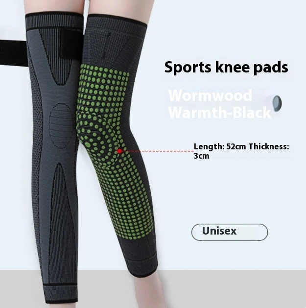 Argy Wormwood Bandage Warm Joint Elderly Self-heating Knee Pad