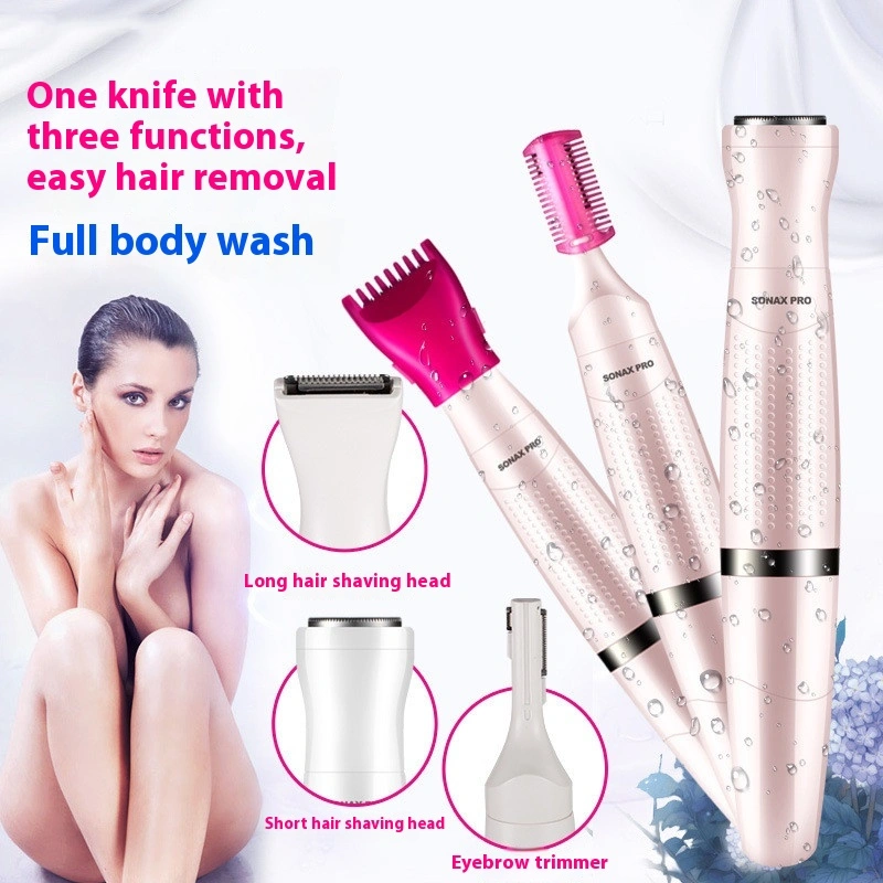 Women's Fashion Electric Shaver Three-in-one
