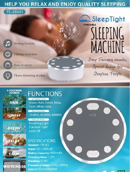 White Noise Sleeping Aid Instrument Regulate Mood And Emotion Breathing Light