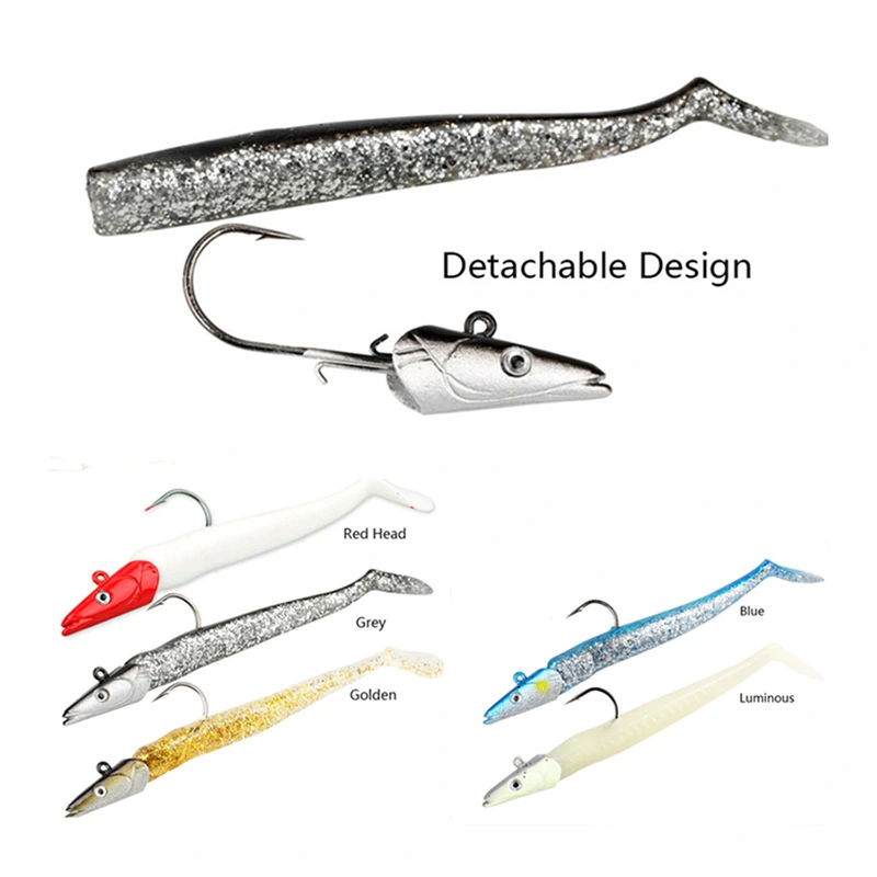 Tossing Sea Fishing Jig Hook Soft Fish Soft Bait