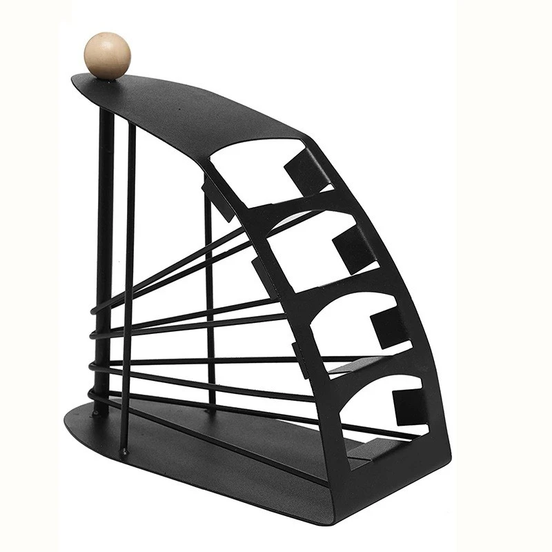 Four Grid Remote Control Storage Rack Made Of Iron