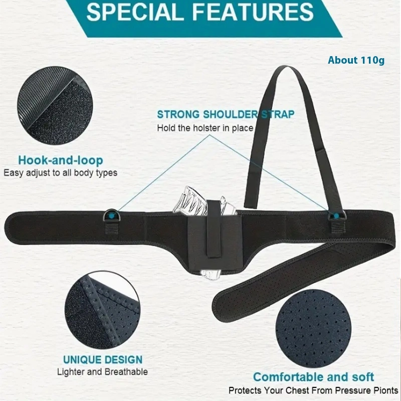 Neoprene Outdoor CS Field General Purpose Invisible And Breathable Holster