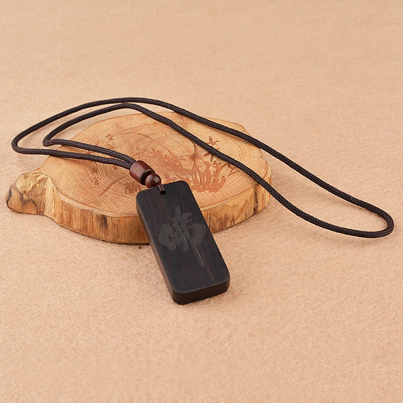 Fashion Personality Blackwood Pendant Necklace