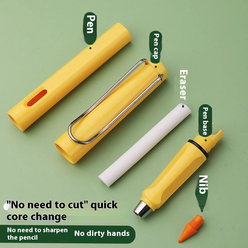Color Eternal Pencil 12 Colors Erasable Color Lead