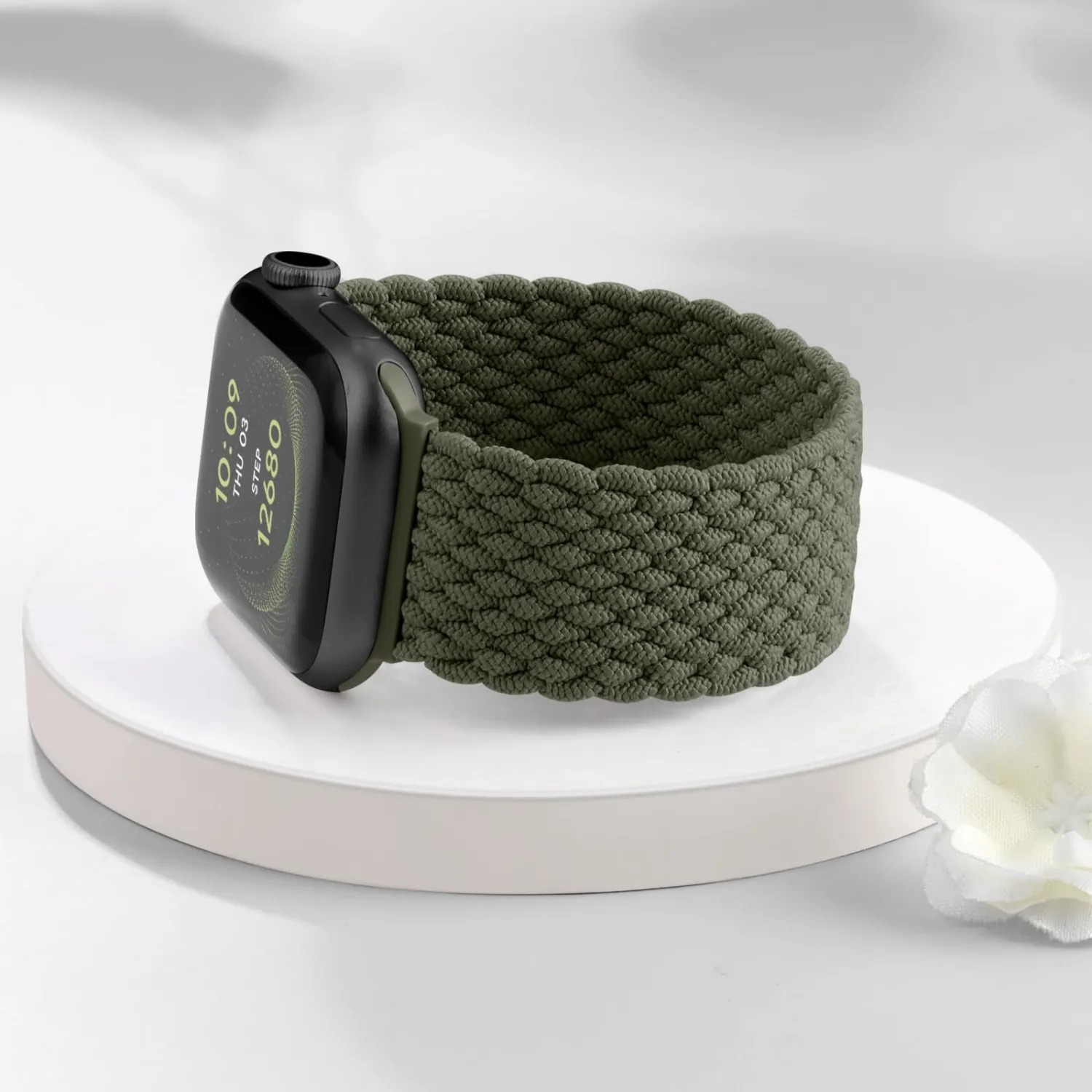 Zedoli Braided Solo Loop Bands Compatible with Apple Watch Band 38mm 40mm 41mm 42mm 44mm 45mm 46mm 49mm Women Men, Stretchy Nylon Sport Elastic Strap for iWatch Series 11 10 9 8 7 6 5 4 3 2 1 SE Ultra