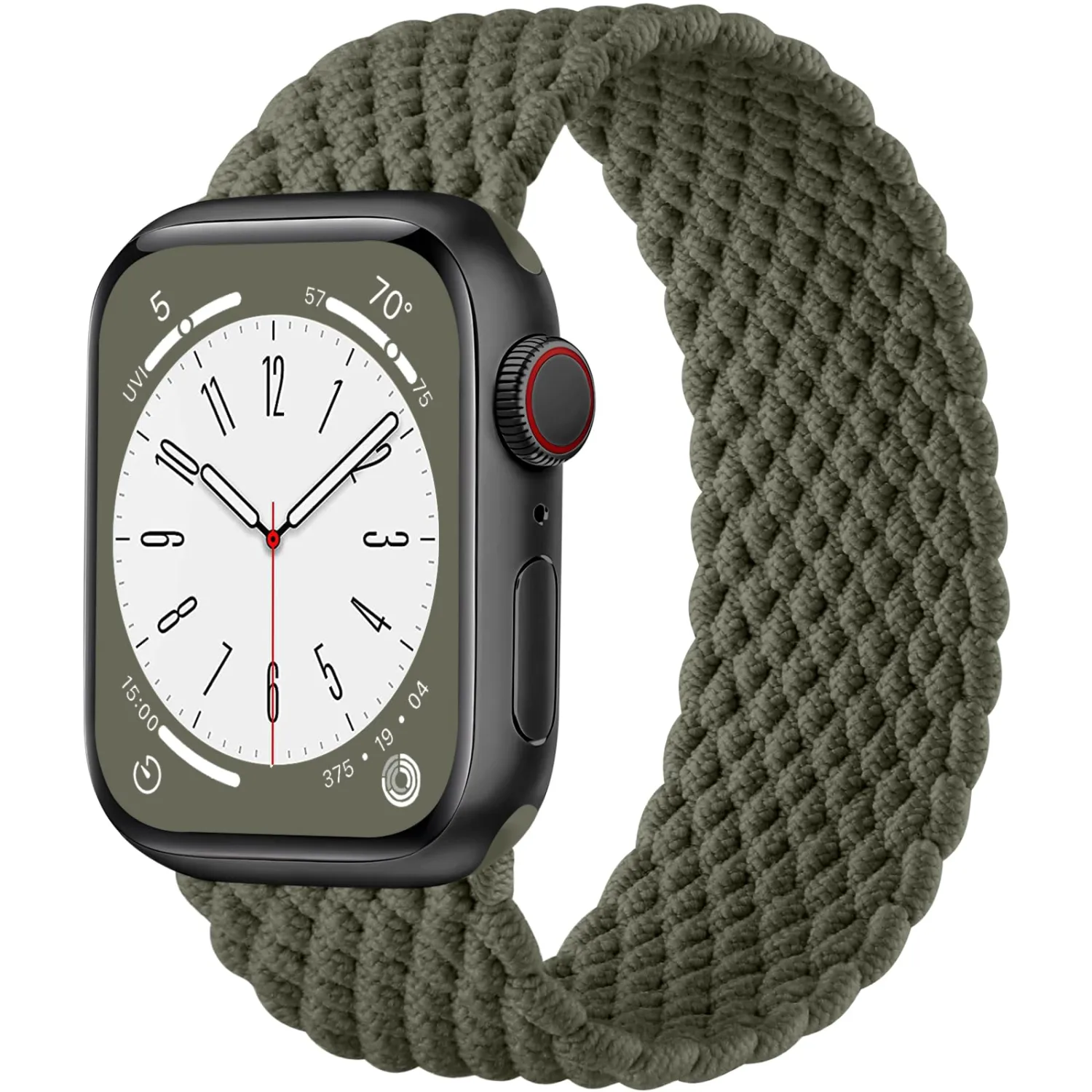 Zedoli Braided Solo Loop Bands Compatible with Apple Watch Band 38mm 40mm 41mm 42mm 44mm 45mm 46mm 49mm Women Men, Stretchy Nylon Sport Elastic Strap for iWatch Series 11 10 9 8 7 6 5 4 3 2 1 SE Ultra