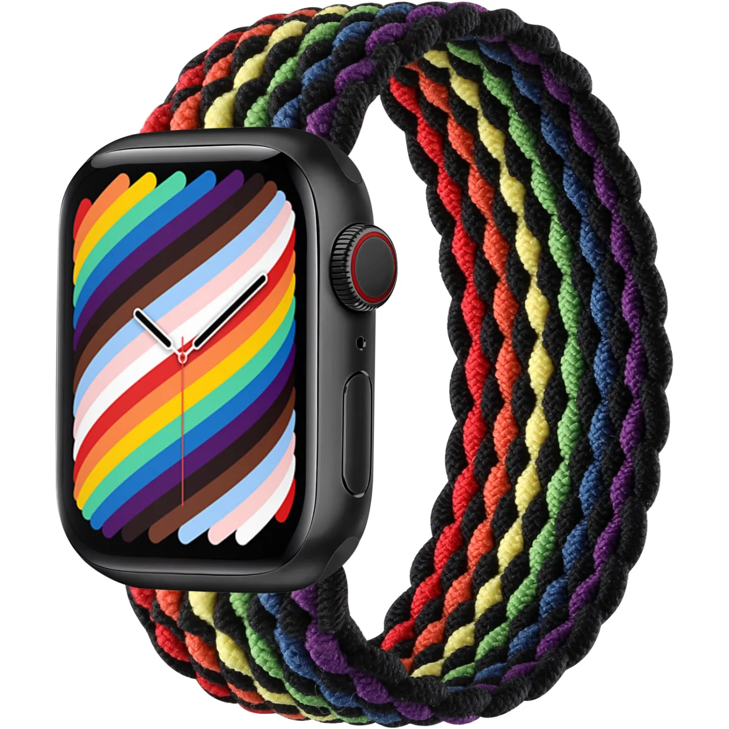 Zedoli Braided Solo Loop Bands Compatible with Apple Watch Band 38mm 40mm 41mm 42mm 44mm 45mm 46mm 49mm Women Men, Stretchy Nylon Sport Elastic Strap for iWatch Series 11 10 9 8 7 6 5 4 3 2 1 SE Ultra
