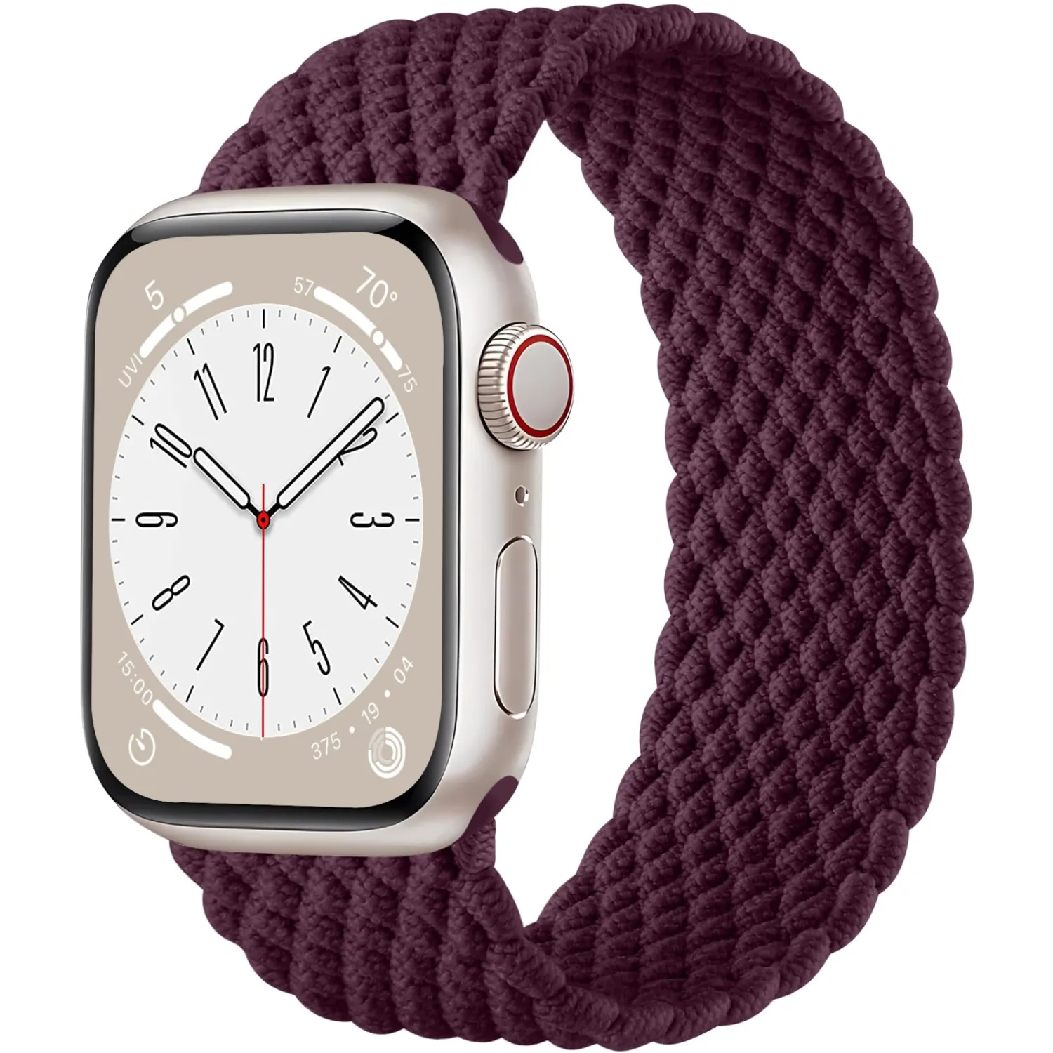 Zedoli Braided Solo Loop Bands Compatible with Apple Watch Band 38mm 40mm 41mm 42mm 44mm 45mm 46mm 49mm Women Men, Stretchy Nylon Sport Elastic Strap for iWatch Series 11 10 9 8 7 6 5 4 3 2 1 SE Ultra