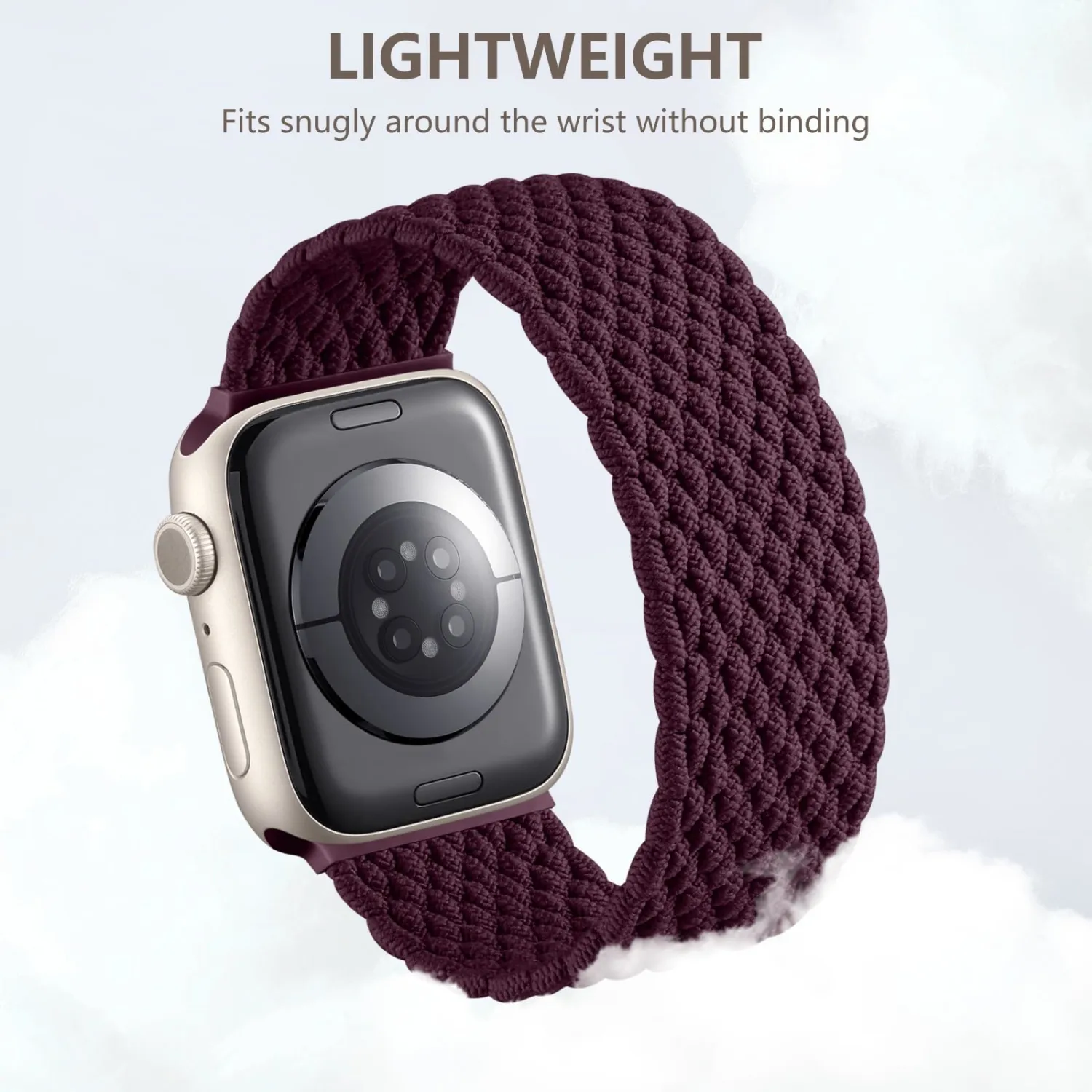 Zedoli Braided Solo Loop Bands Compatible with Apple Watch Band 38mm 40mm 41mm 42mm 44mm 45mm 46mm 49mm Women Men, Stretchy Nylon Sport Elastic Strap for iWatch Series 11 10 9 8 7 6 5 4 3 2 1 SE Ultra