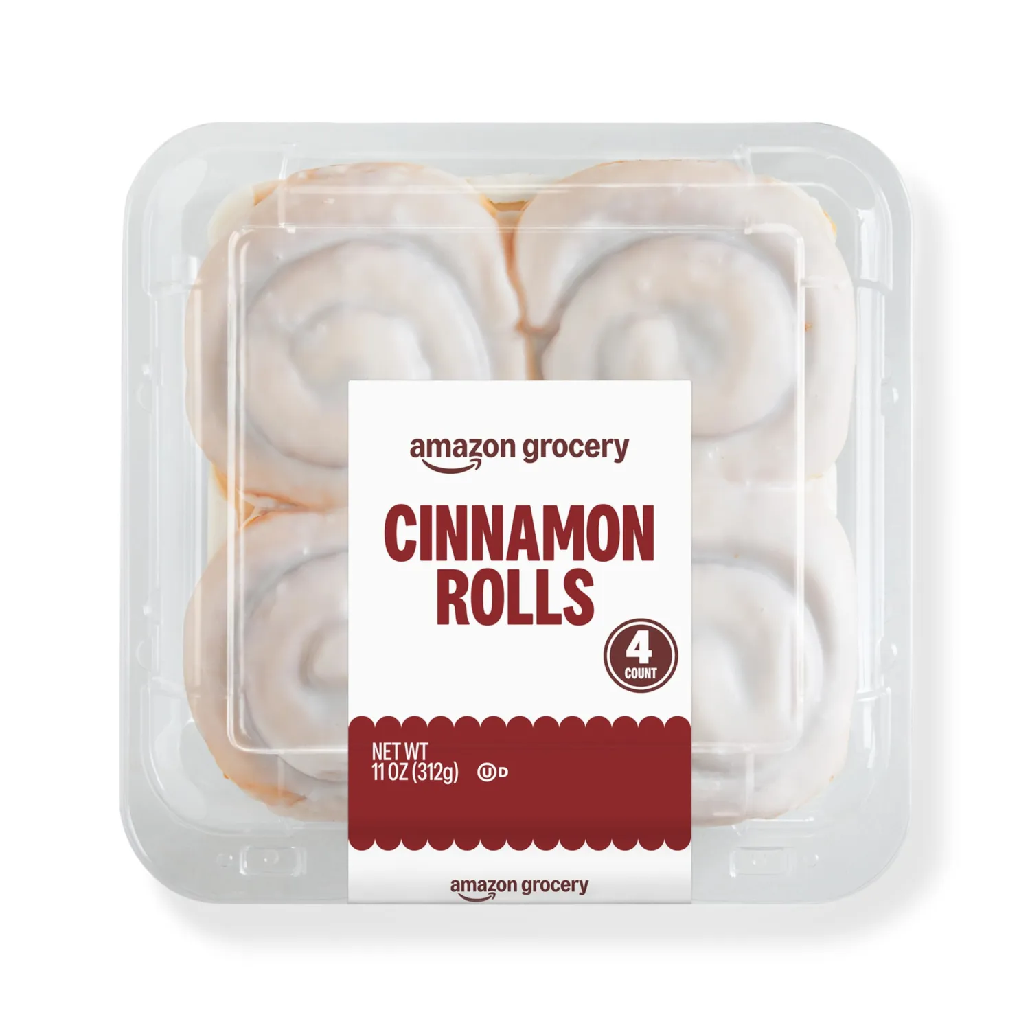Amazon Fresh 4ct Cinnamon Rolls