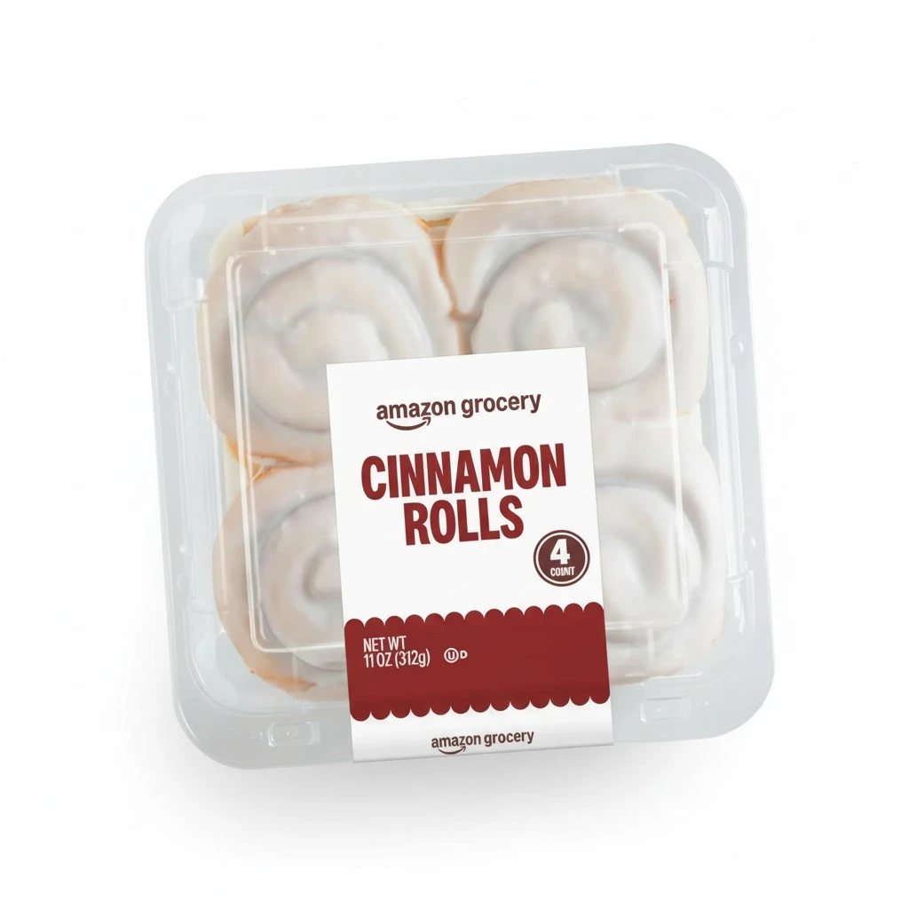 Amazon Fresh 4ct Cinnamon Rolls