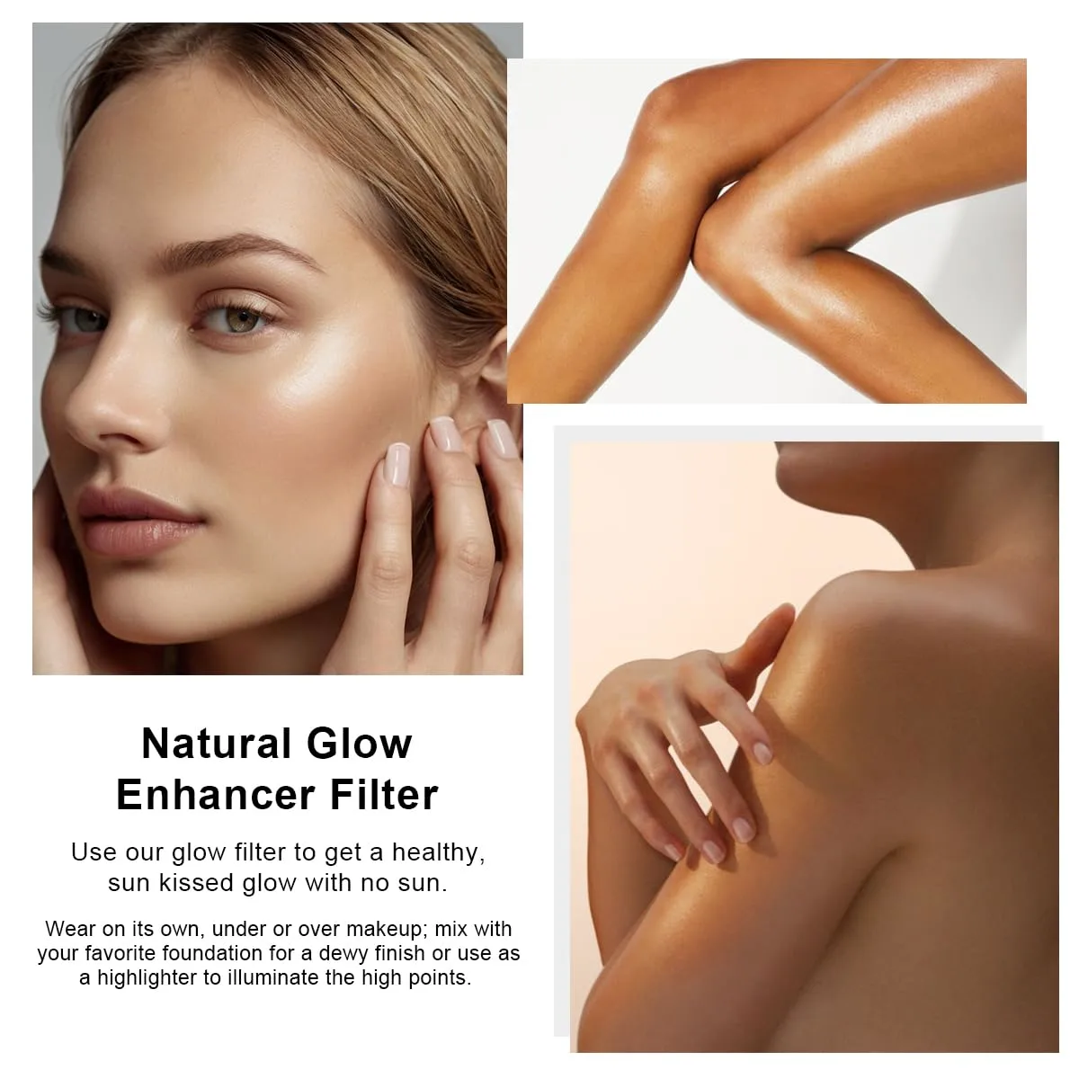 Skin Glow Tint Foundation,Natural Radiant Longwear Filter Effect Silk Perfect Glow Flawless Foundation. (04 Deep)
