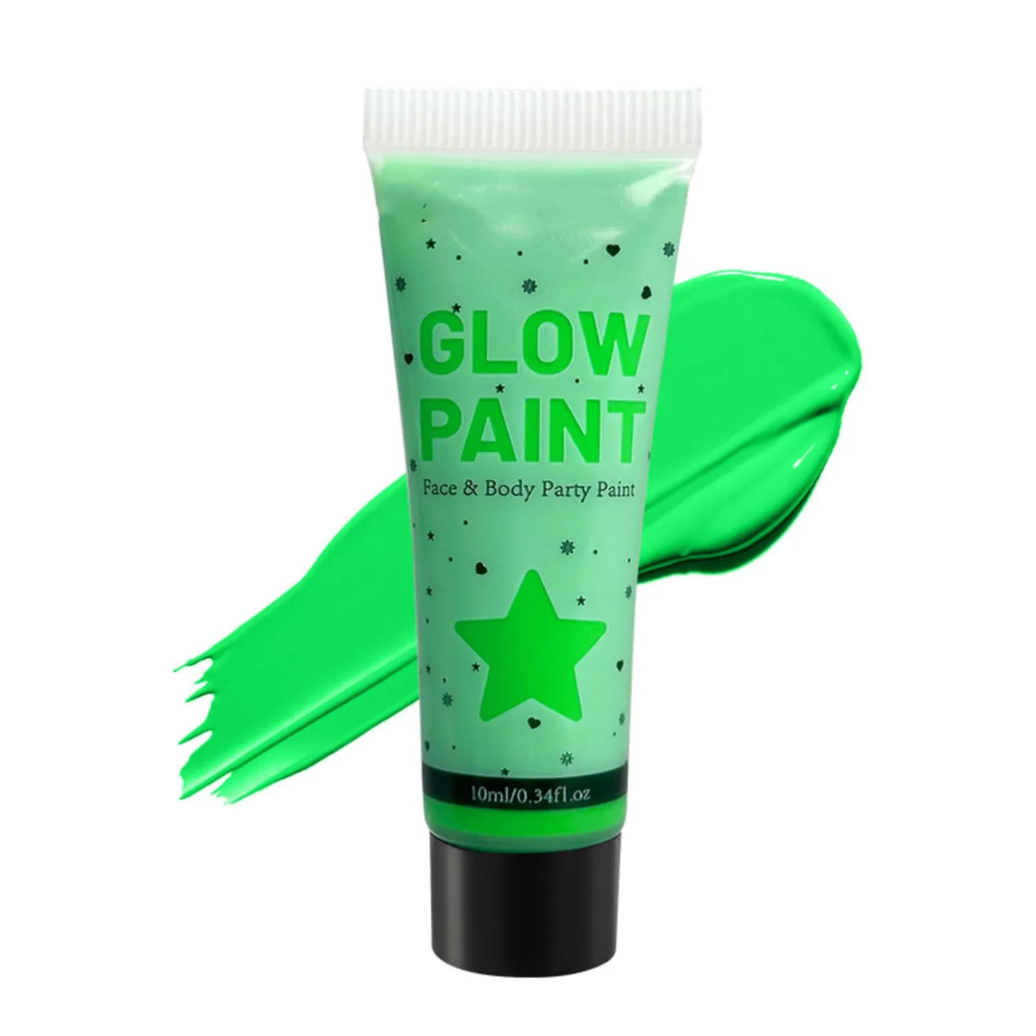 MAEPEOR Cream Face Body Paint 8 Colors Water Based Washable Face Paint Non-Toxic Full Body Paint for Adults and Children (04 Green)